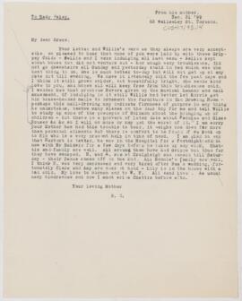 Letter to Grace Revere Osler, January 31, 1899