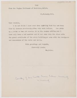 Letter to Edmond Souchon, January 19, 1915