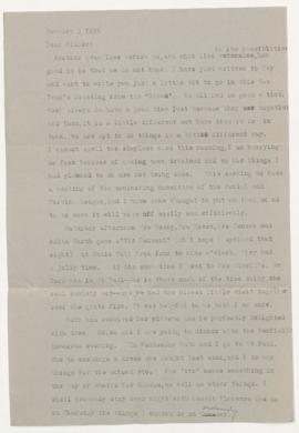 Correspondence from Jean Jefferson Penfield to WGP (arranged as bundled)
