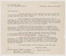 Letter to Frederick Cheever Shattuck, January 2, 1902