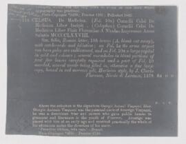 Cushing's notes, January 4, 1913