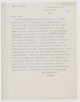 Letter to Daniel Coit Gilman, December 28, 1907