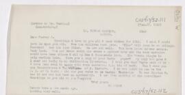 Letter to Harvey Cushing, December 22, 1915