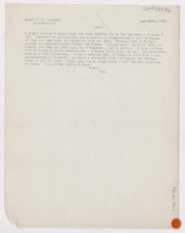 Letter to Harvey Cushing, April 4, 1909