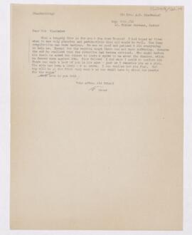 Letter to Mrs. Alexander Dougall Blackader, August 10, 1916