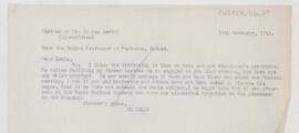 Letter to Thomas Lewis, February 14, 1912