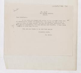 Letter to C.C. McCulloch, November 15, 1918