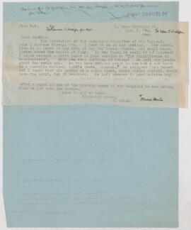 Letter to Edward A. Sharpey Schäfer, October 3, 1893