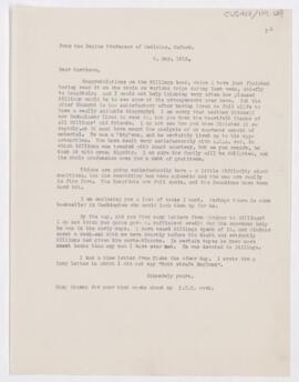 Letter to Fielding Hudson Garrison, May 4, 1915