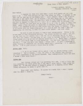 Letter to Mrs. John Revere