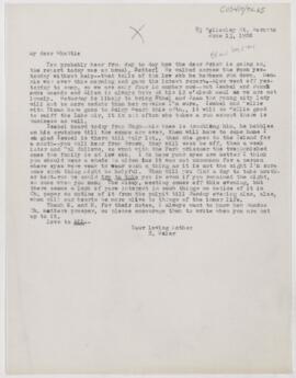 Letter to Charlotte Osler, June 13, 1900