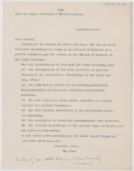 Letter to Edmond Souchon, December 4, 1914