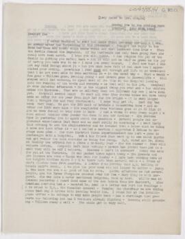 Letter to Susan Revere Chapin, May 30-31, 1915