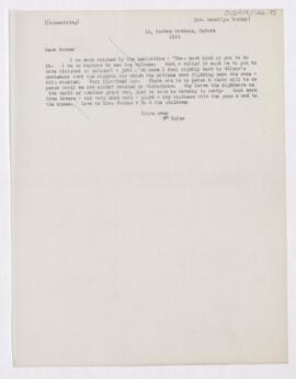 Letter to Lewellys Franklin Barker, December 11, 1916