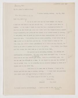 Letter to Mrs. Henry Mills Thomas, May 25, 1906