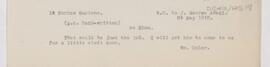 Letter to John George Adami, May 24, 1918