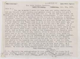 Letter to Henry Vining Ogden, November 8, 1892