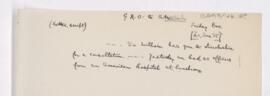 Letter to Thomas Archibald Malloch, December 20, 1918
