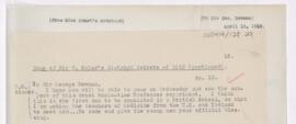 Letter to George Newman, April 15, 1919