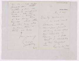 Letter to William Osler, May 8, 1919