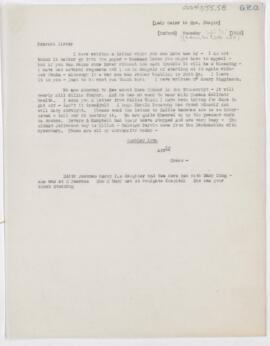 Letter to Susan Revere Chapin, September 30, 1915(?)