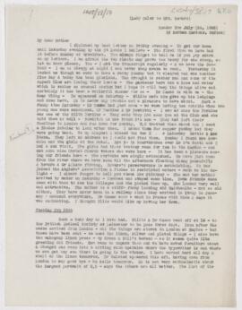 Letter to Mrs. John Revere