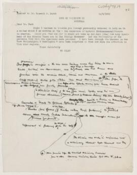 Letter to Roswell P. Park, April 10, 1882
