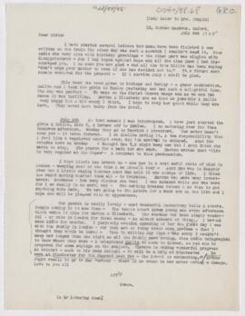 Letter to Susan Revere Chapin