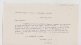 Letter to Fielding Hudson Garrison, January 27, 1913