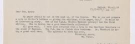 Letter to Grace W. Myers, July 25, 1918
