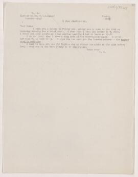 Letter to C.N.B. Camac, 1903