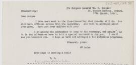 Letter to William C. Gorgas, March 17, 1914