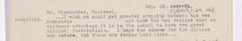 Letter to Alexander Dougall Blackader, September 12, 1919