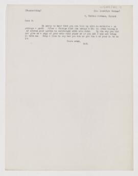 Letter to Lewellys Franklin Barker, (July, 1905 ? )