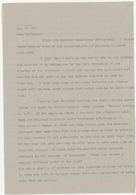 Personal correspondence - alphabetical