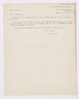 Letter to John Young Walker MacAlister, December 20, 1915
