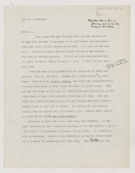 Letter to Frederick Cheever Shattuck, (December 1908 ?)