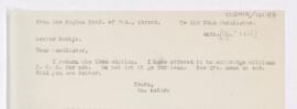Letter to John Young Walker MacAlister, April 20, 1916