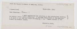 Letter to Francine Packard, March 28, 1908
