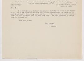 Letter to Duncan McEachran, January 26, 1911
