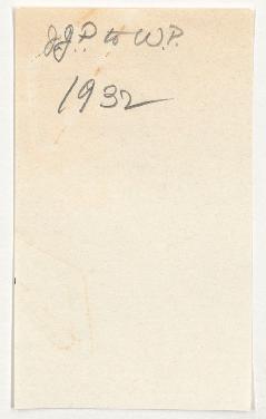 Letters, 1932