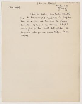 Letter to Thomas Archibald Malloch, October 13, 1919
