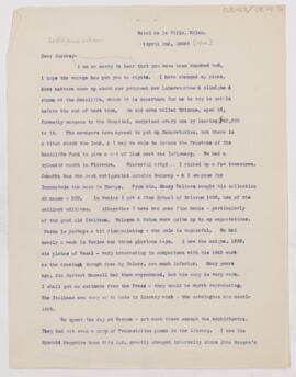 Letter to Henry Barton Jacobs, April 2, 1909