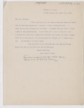 Letter to Henry Barton Jacobs