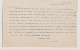 Letter to Thomas McCrae, January 31, 1908