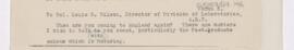 Letter to Louis Blanchard Wilson, March 5, 1919