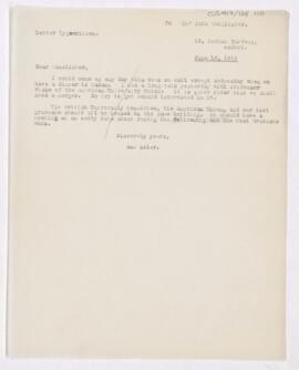Letter to John Young Walker MacAlister, June 16, 1919