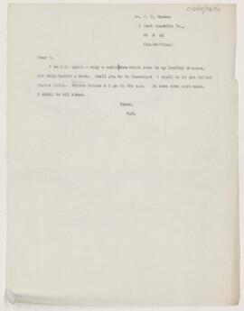 Letter to John H. Musser, June 8, 1902