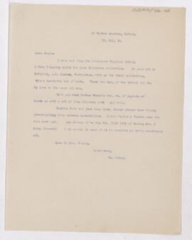 Letter to Henry Barton Jacobs, December 13, 1918