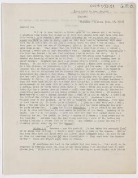 Letter to Susan Revere Chapin, August 17-18, 1915